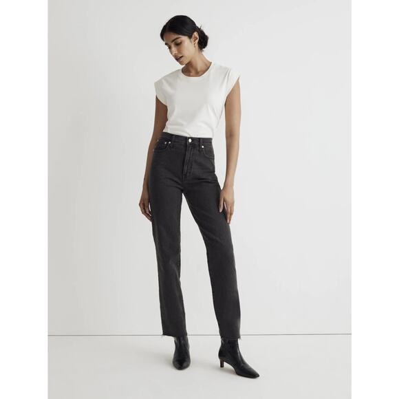 Madewell The Perfect Vintage Straight Jean in Lunar Wash‎ Size 25 - Picture 1 of 13